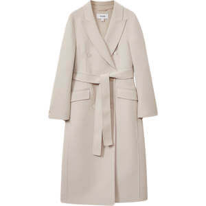 REISS MAEVE Wool Blend Double Breasted Blindseam Coat